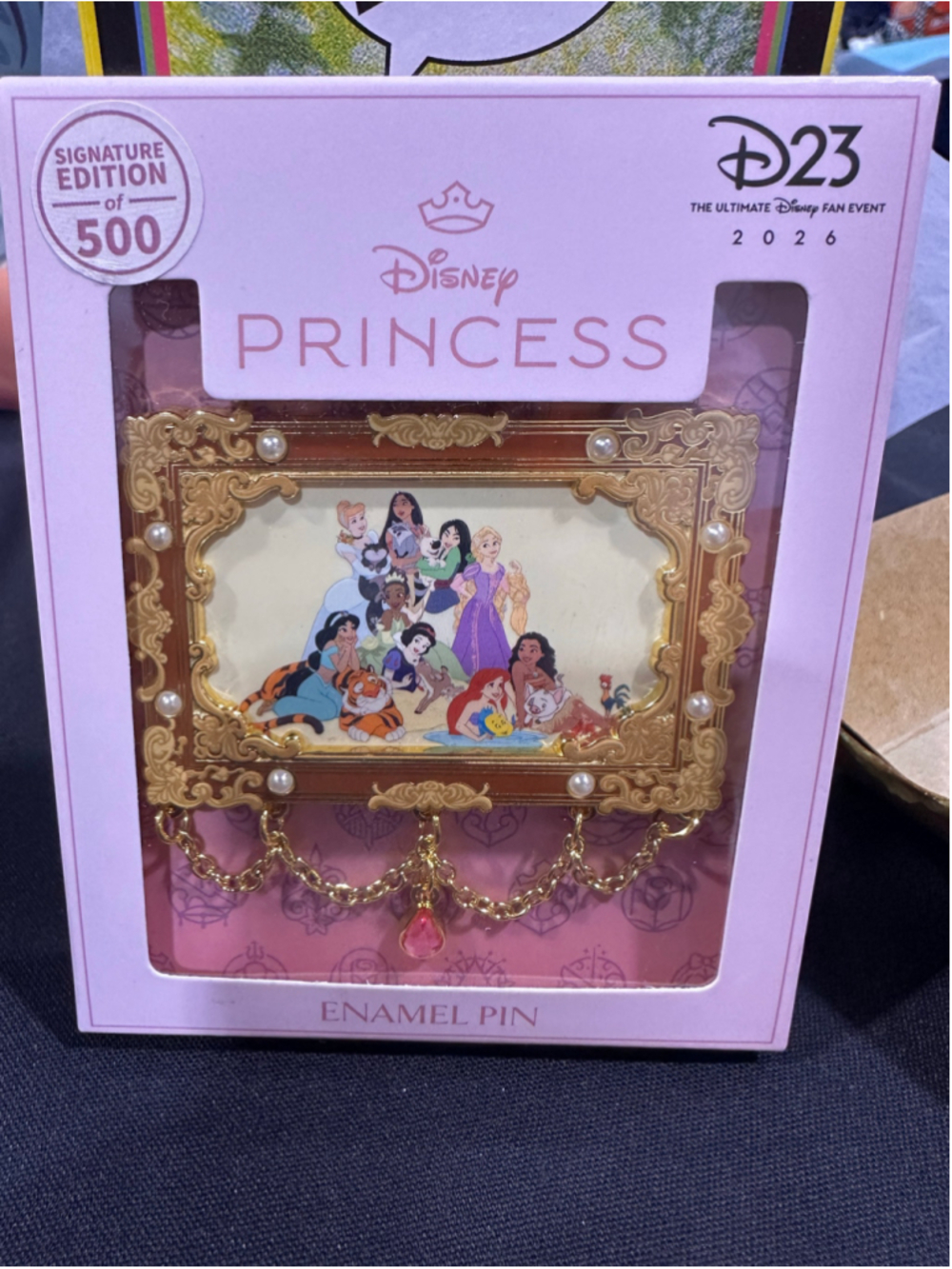 Disney D23 Expo 2026 PRINCESS Frame Ariel Moana Mulan Jasmine Tiana Snow LE 500